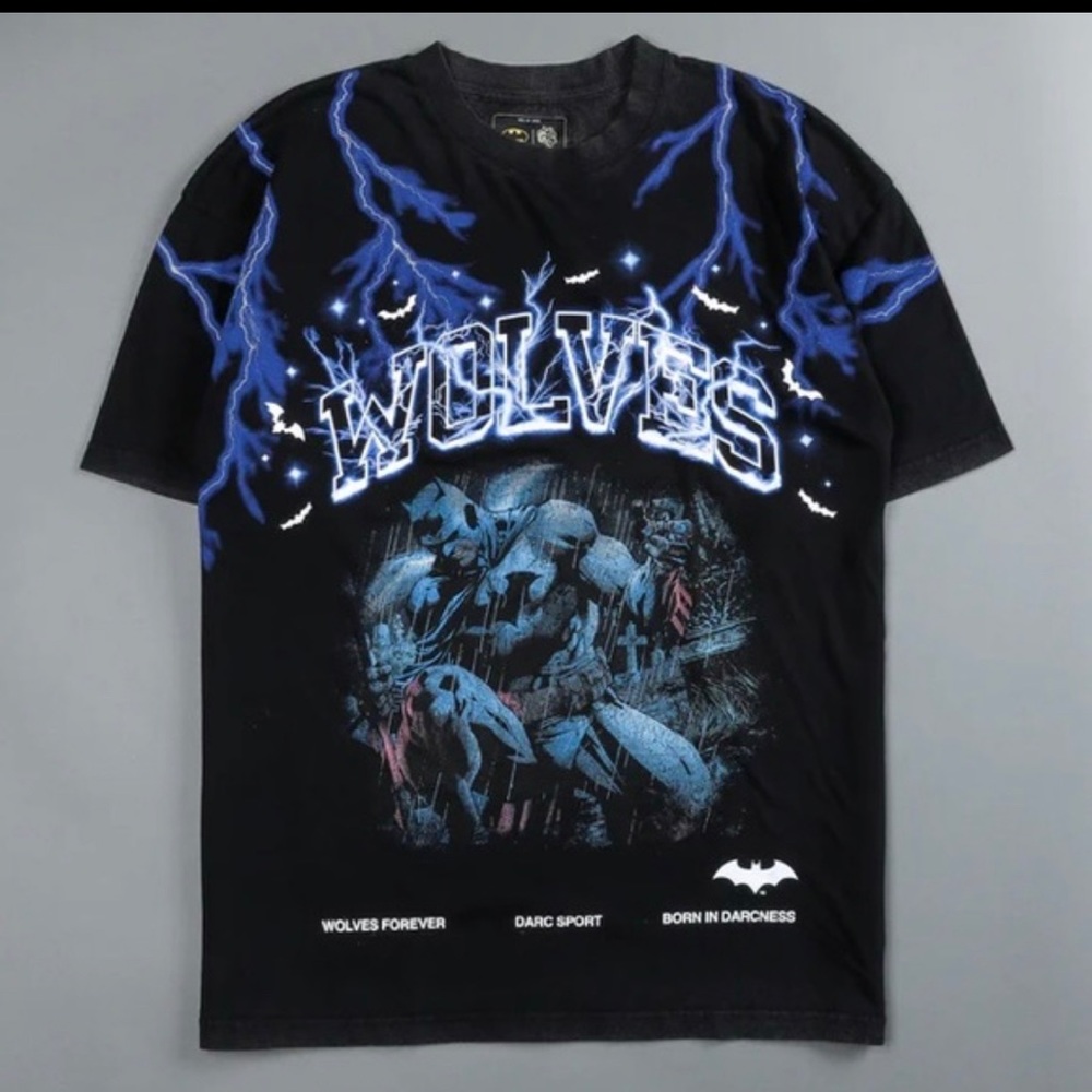 LEAGUE OF SHADOWS PREMIUM OVERSIZED TEE IN VINTAGE BLACK/BLUE